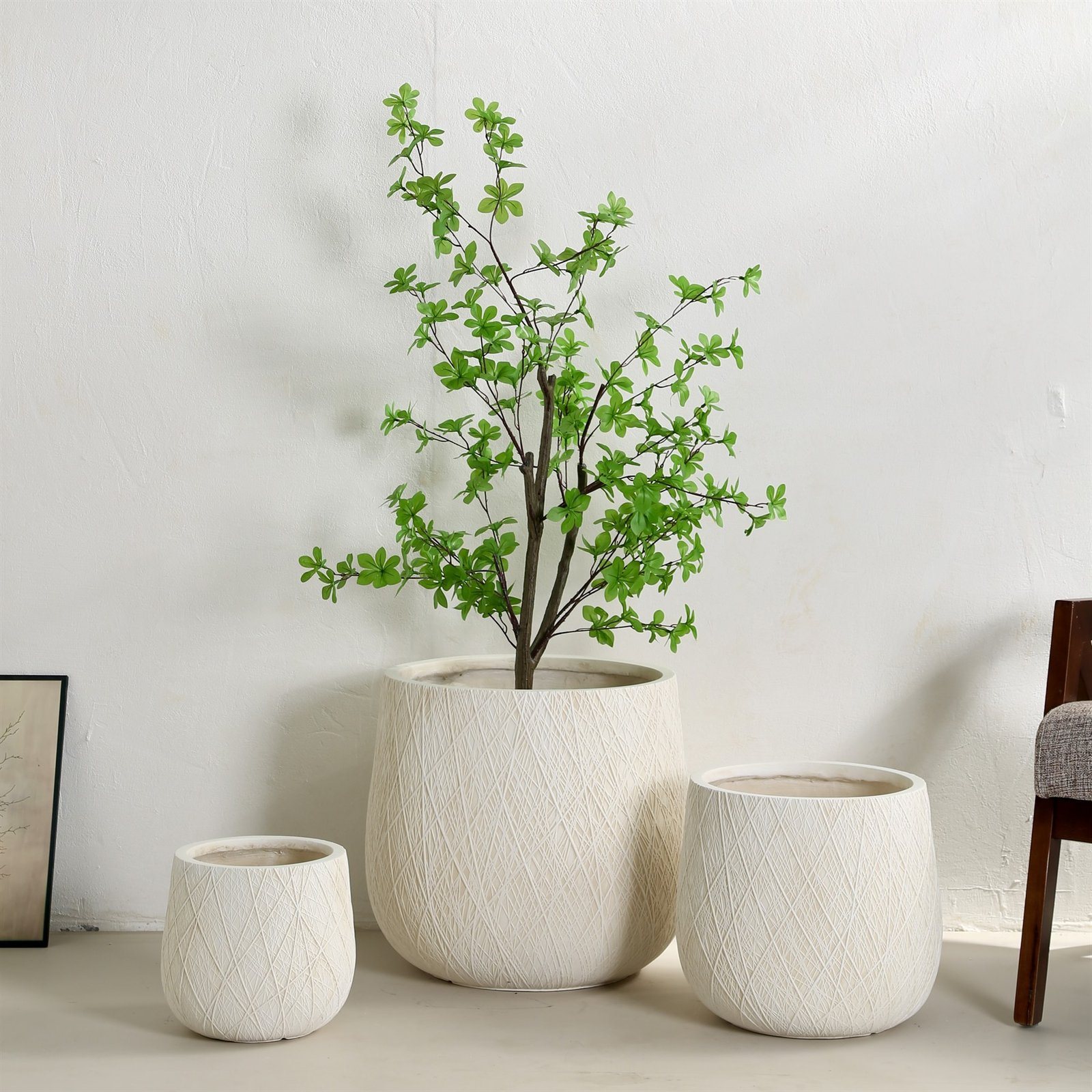 LANFONI YT-801 Antique MgO planter set