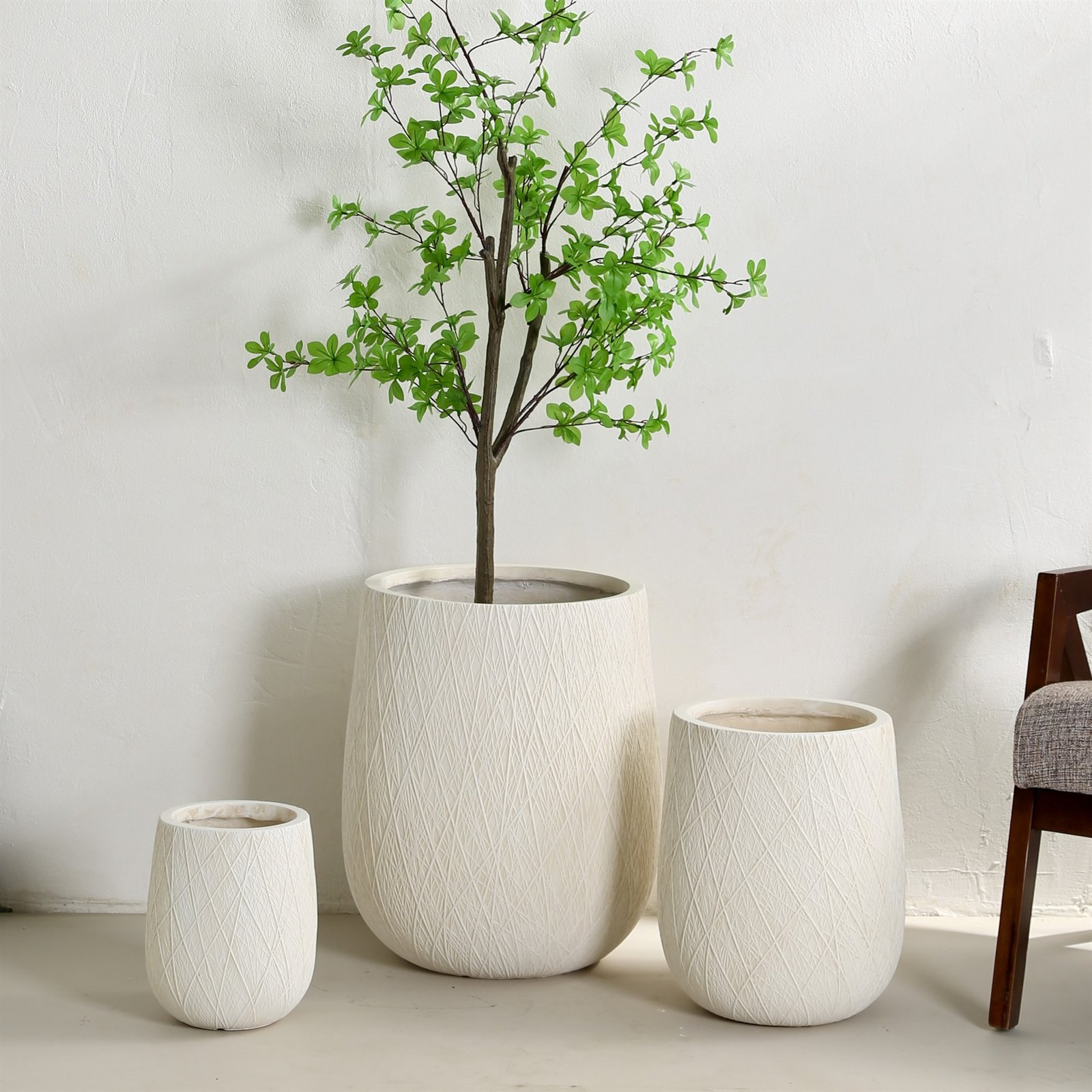 LANFONI YT-802 Antique MgO planter set