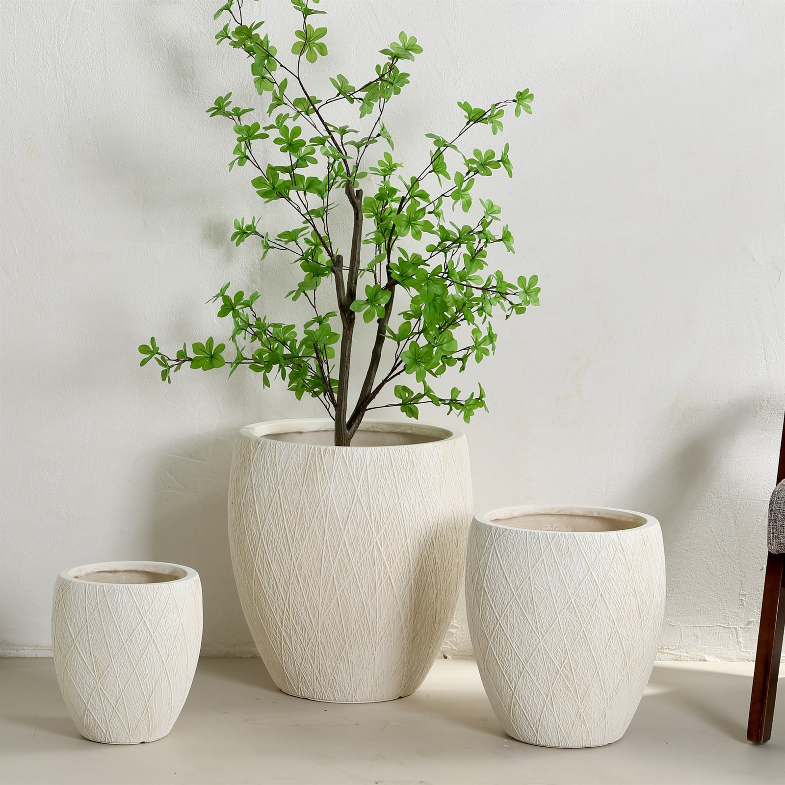LANFONI YT-803 Antique MgO planter set