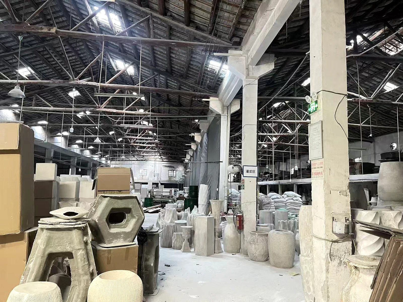 LANFONI magnesium oxide planter production workshop