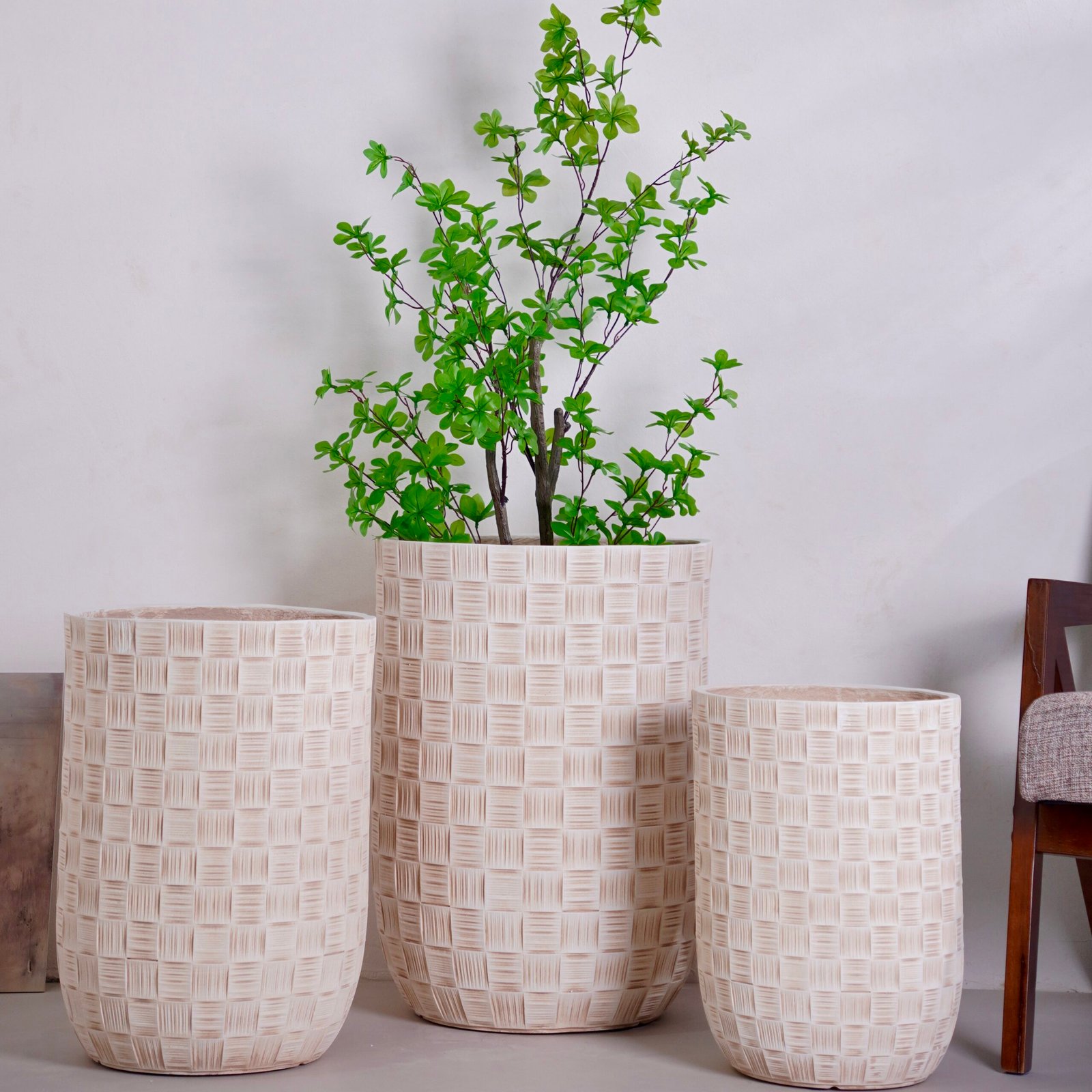 YT-419 Antique Dark Yellow magnesium oxide planter
