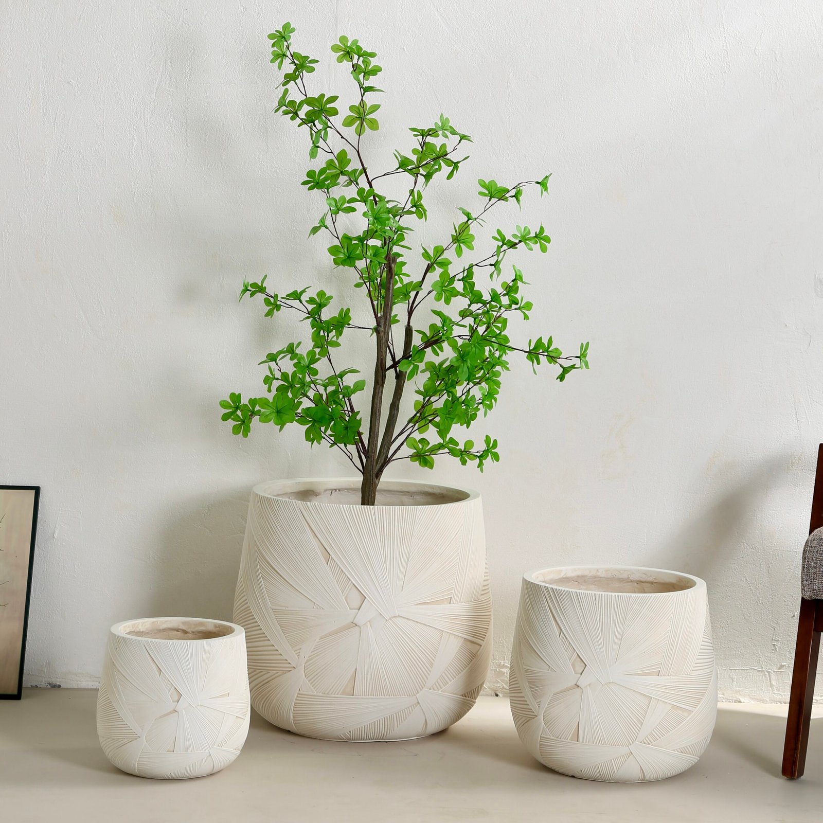 YT-502 Antique magnesium oxide planter